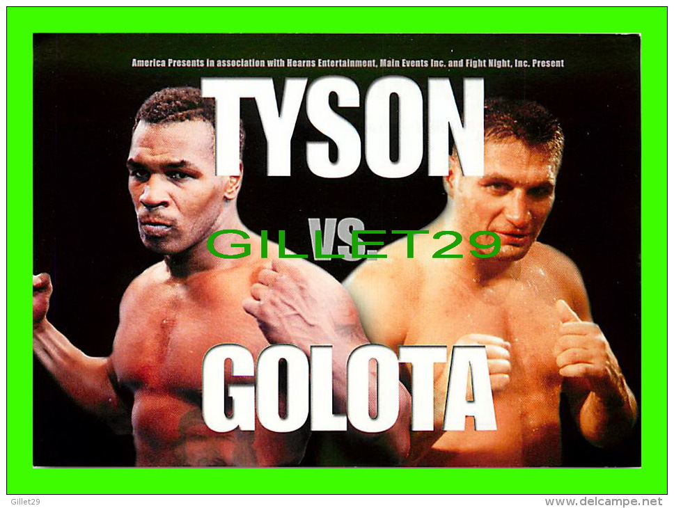 SPORTS, BOXE - TYSON VS GOLOTA - GOCARD , 2000 - - Boxing