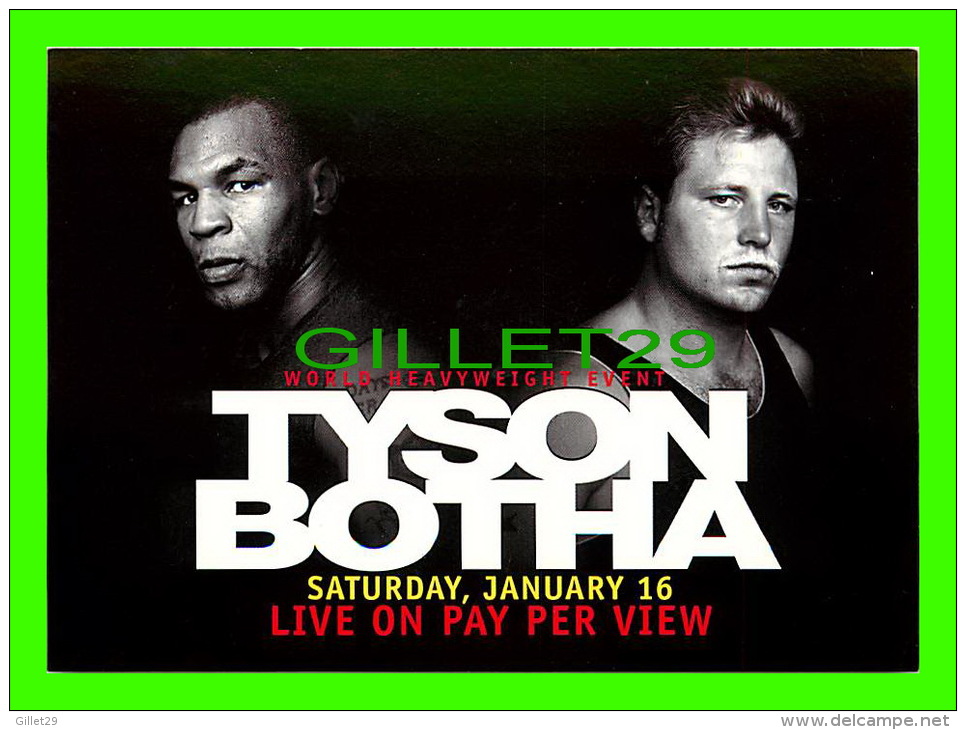 SPORTS, BOXE - TYSON VS  BOTHA - GOCARD , 1998 - - Boxing