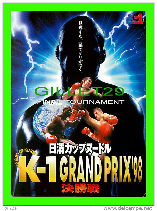 SPORTS, BOXE - K-1 GRAND PRIX 98 - FINAL TOURNEMENT - MAX RACKS - - Boxing