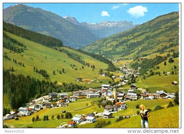 AK 1968 Österreich Saalbach Talschluss Mit Zwölferkogel - Saalbach