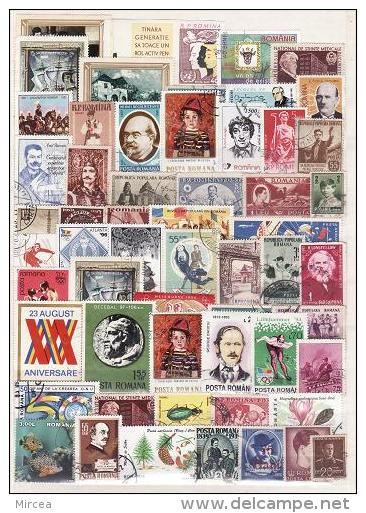 155 - Lot Timbres Roumanie - Collections