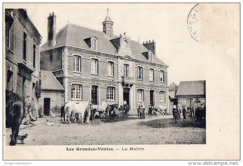 Les Grandes Ventes   76    Place De La Mairie . Foire Aux Chevaux ? - Le Grand-quevilly