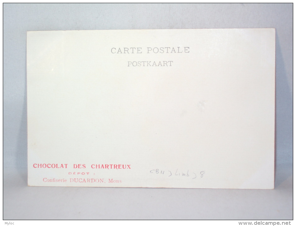 Bilzen. Bilsen. Panorama. Cachet "Chocolat Des Chartreux Mons". - Bilzen