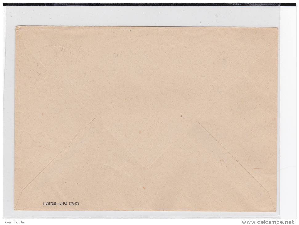 1957 - LETTRE De SERVICE De DRESDEN (DIENSTMARKE) - Lettres & Documents