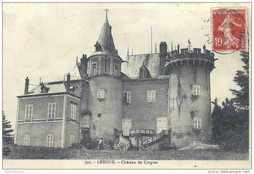 AUVERGNE - 63 - PUY DE DOME - LEZOUX - Château De Croptes - Lezoux