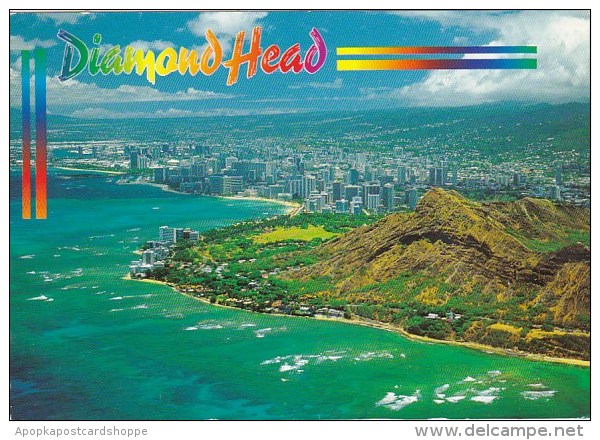 Hawaii Honolulu This Aerial View Shows Waikiki Beach 1999 - Honolulu