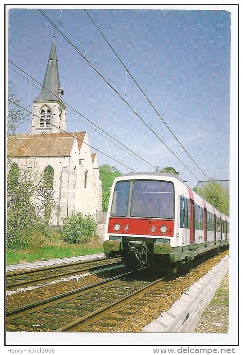 Essonne - 91 - Palaiseau Le Rere Train A L'église St Martin  Le 5 Oct. 1985 - Palaiseau