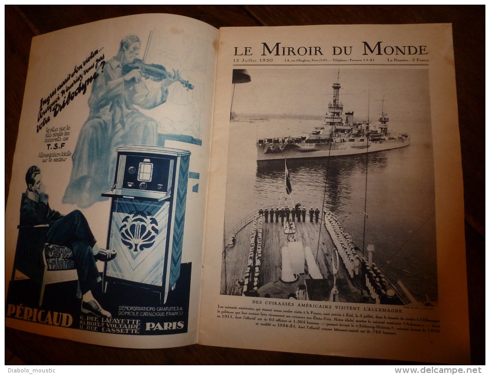 N° 19 De 1930 MIROIR Du MONDE :Thinguellir,Almannagga; En AFN Et Afrique Noire; Finale Des Diamond Sculls à Henley - Other & Unclassified