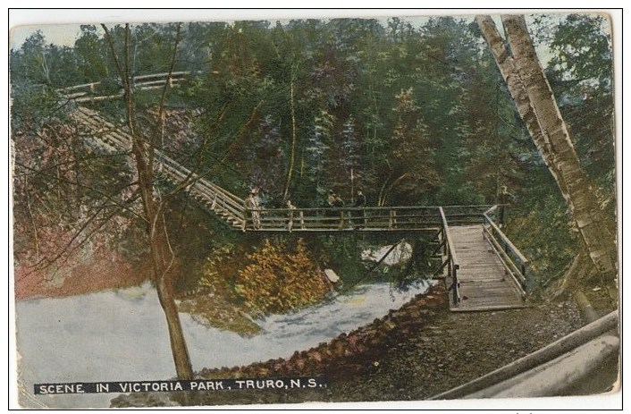 Vintage Postcard, Scene In Victoria Park, Truro, Nova Scotia (ref.# 813c) - Other & Unclassified