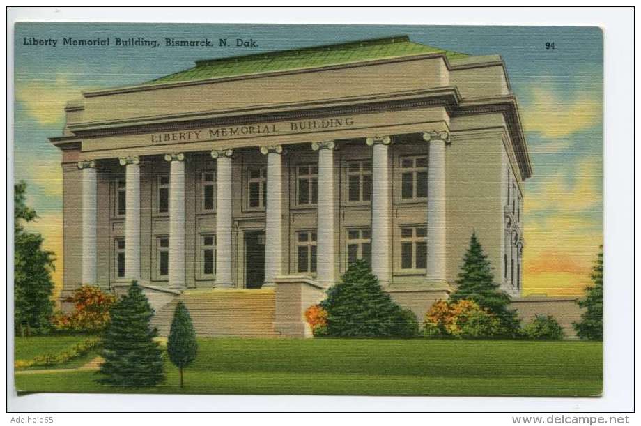 NB  Liberty Memorial Building Bismarck North Dakota - Bismark