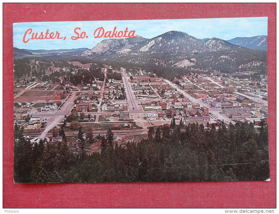 Custer,SD--Aerial View--cancel 1967--PJ 281 - Other & Unclassified