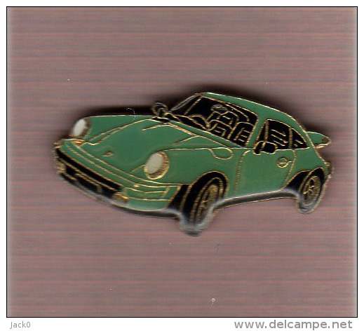 Pin´s  Automobile   PORSCHE  Verte - Porsche