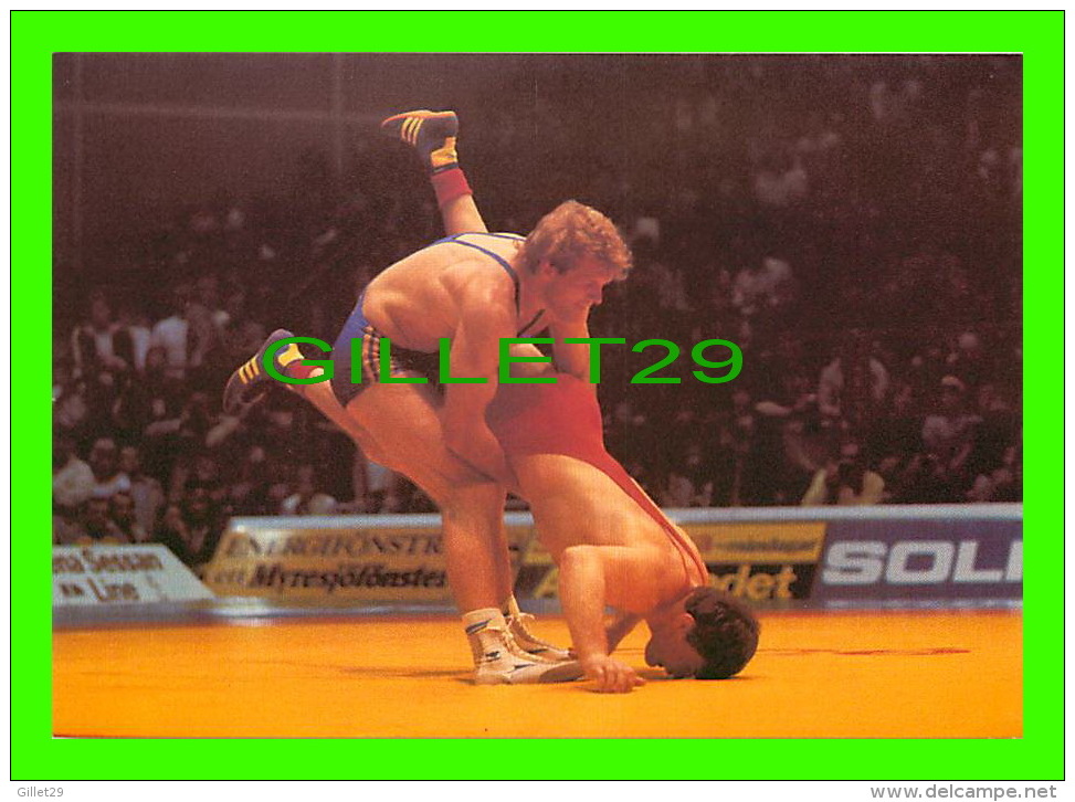 SPORTS. LUTTE GRECO-ROMAINE - BROTTNING - FRANK ANDERSSON, EM, GOTEBORG 1981 - - Worstelen