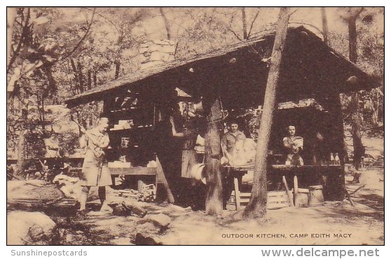 New York Camp Edith Macy Outdoor Kitchen Artvue - Buffalo