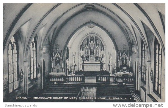 New York Buffalo Chapel Immaculate Heart Of Mary Childrens Home Artvue - Buffalo