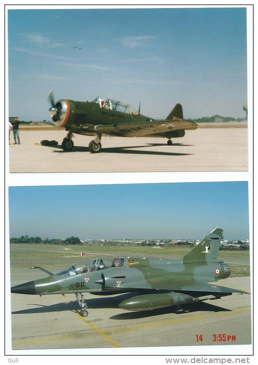 AVIATION AVION , Lot Ensemble De 2 PHOTOS D´amateur (1/ARMY Wheeler Field; 2/Avion Miliatire De Chasse 4 BD) Avions - Aviation