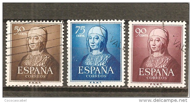 España/Spain-(usado) - Edifil  1092-94  - Yvert  811-13 (o) - Usados