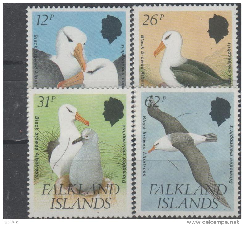 Falkland Islands. Albatross. 1990. MNH Set. SCV = 8.65 - Marine Web-footed Birds