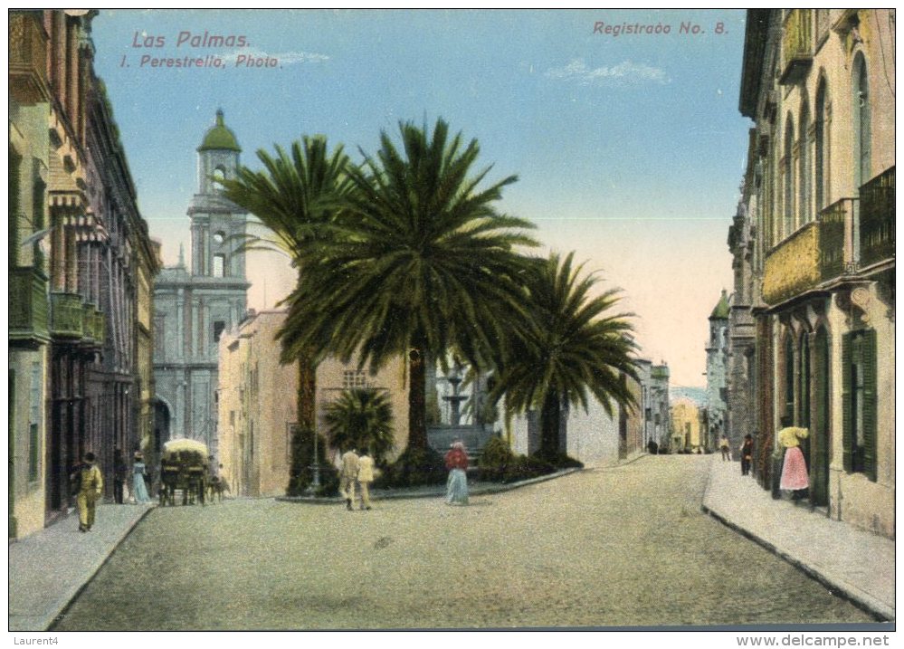 (126) Very Old Postcard - Carte Ancienne - Spain - Las Palmas - La Palma