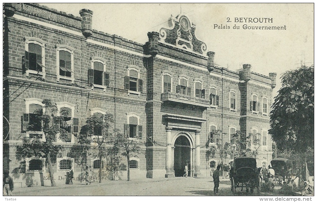 Beyrouth - Palais Du Gouvernement - 1921 ( Voir Verso ) - Liban