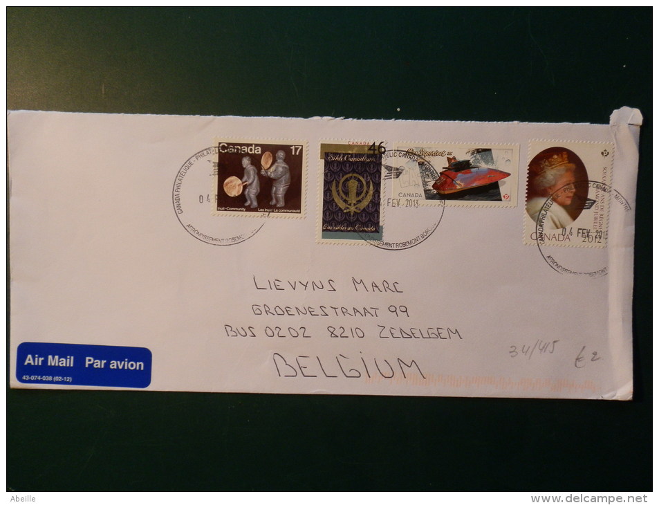 34/415  LETTRE   CANADA - Lettres & Documents