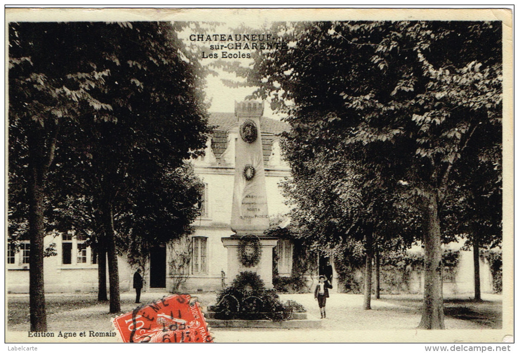 CHARENTE 16.CHATEAUNEUF SUR CHARENTE LES ECOLES - Chateauneuf Sur Charente
