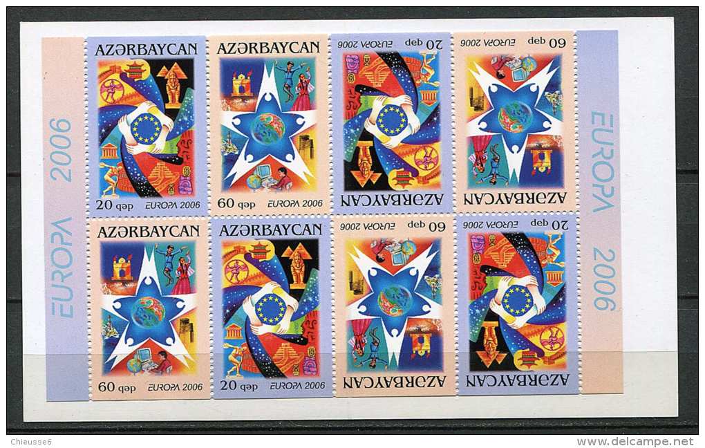 Lot 14 - B 19 - Azerbaïdjan** N° 538 - 539 En Carnet - Europa - Année 2006 - Azerbaïjan