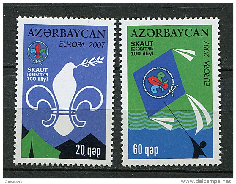 Azerbaïdjan** N° 580 - 581  - Europa - Année 2007 - Azerbaiyán