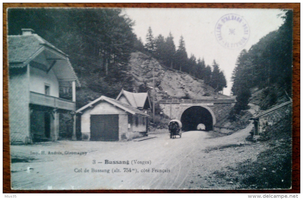 CPA-BUSSANG-VOSGES-88 -COL DE BUSSANG-COTE FRANCAIS-N°3-IMP H ANDRES GIROMAGNY - Bussang