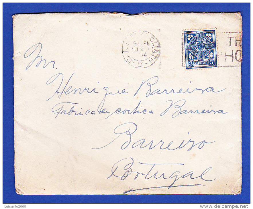 ENVELOPPE - CACHET 14.OCT.1934  -  2 SCANS - Lettres & Documents