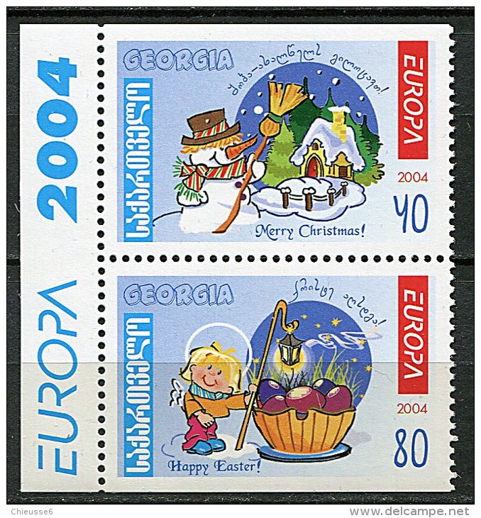 Lot 54 - B 19 - Géorgie** (lot 3) N° 357 - 358 -  Europa - Année 2004 - - Georgien