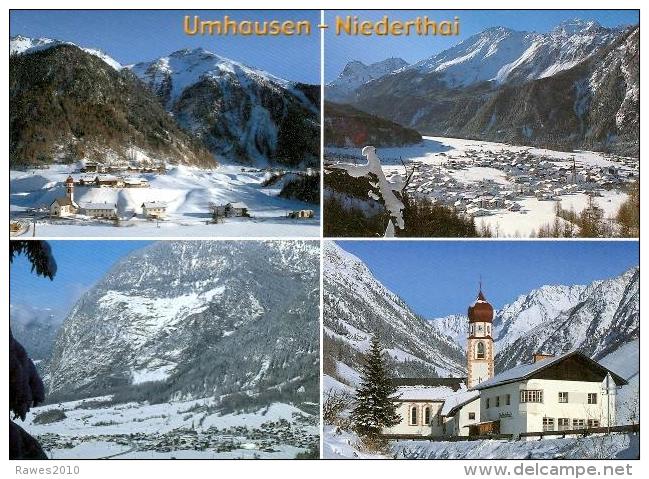 AK 2007 Österreich Umhausen / Niederthai Tirol Winterlandschaften Kirche - Umhausen