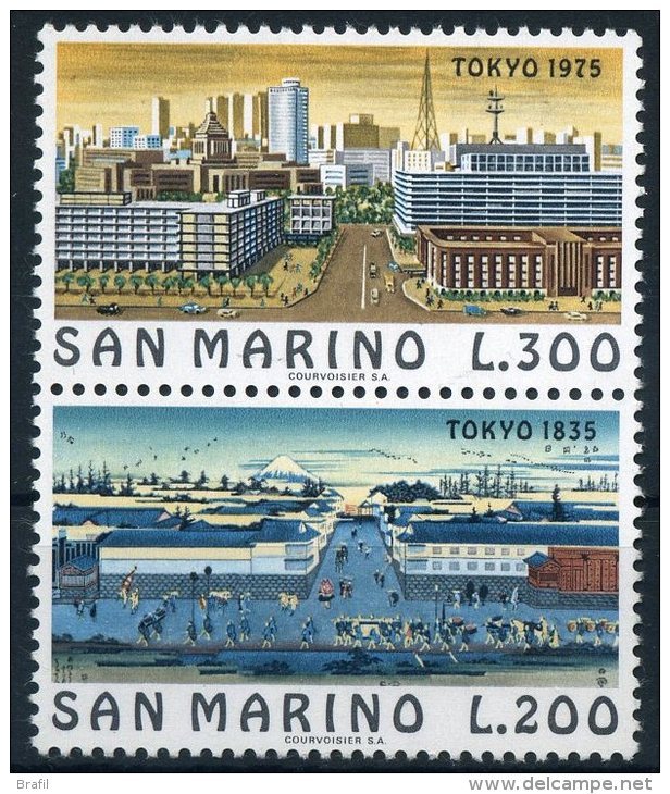 1975 San Marino, Vedute Tokyo , Serie Completa Nuova (**) AL FACCIALE - Nuevos