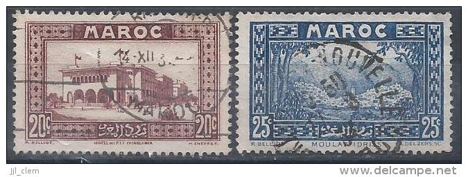 Maroc N°134-135 Obl. - Usati