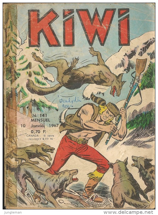 Kiwi N° 141 - Editions Lug - Janvier 1967 - Avec Blek Le Roc, Zagor Et Kiwi Le Canard - BE - Kiwi