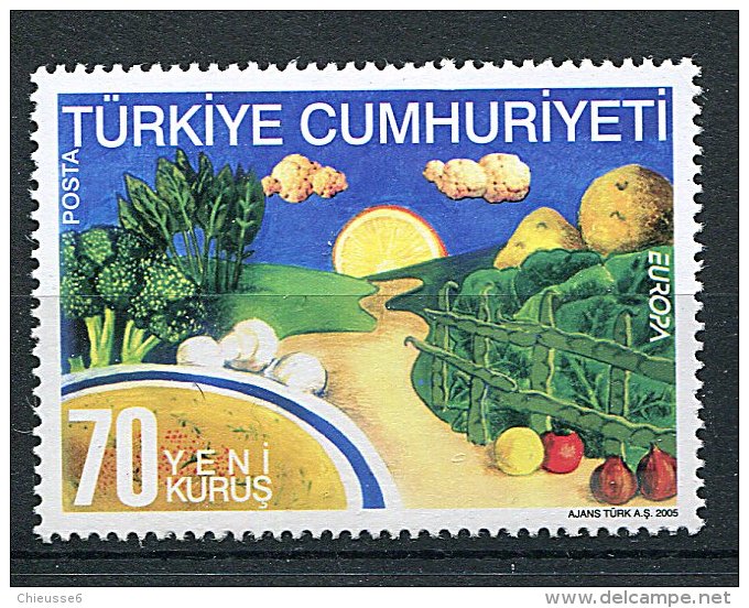 Turquie ** N° 3167 -  Europa - Année 2005 - - Neufs