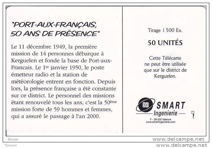 TAAF, TAF-24, 50ème Mission à Kerguelen, 2 Scans. - TAAF - French Southern And Antarctic Lands