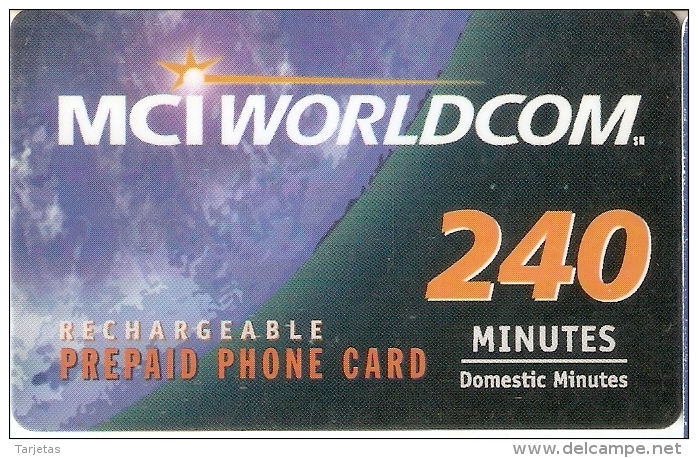 TARJETA DE ESTADOS UNIDOS DE MCI WORLD DE 240 MINUTES - Otros & Sin Clasificación