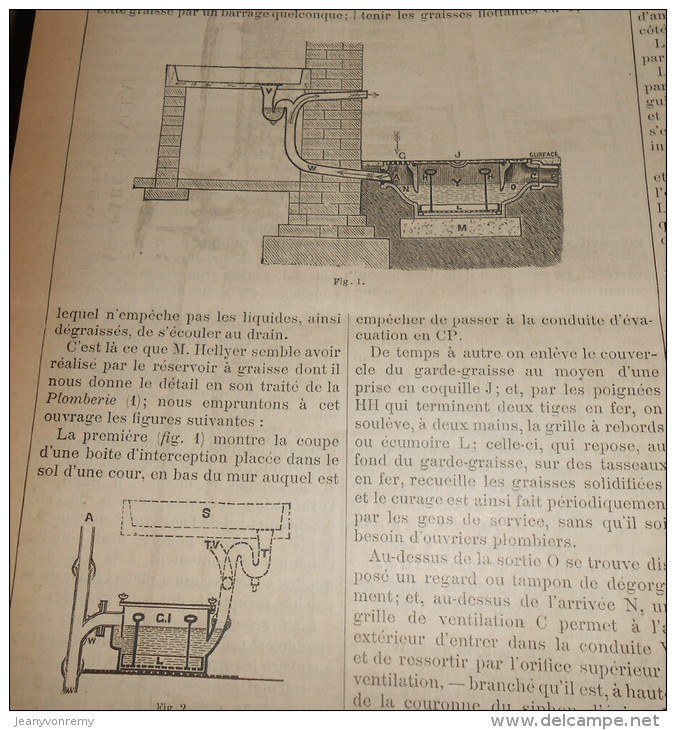 La Semaine Des Constructeurs. N°46. 14 Mai 1887. Hôtel De M. J. R. Au Parc Monceau. - Revues Anciennes - Avant 1900