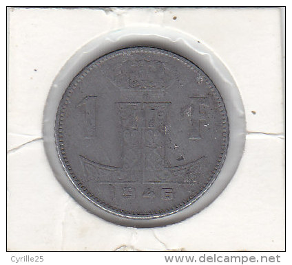 1 FRANC Zinc Léopold III 1946 FL/FR - 1 Frank