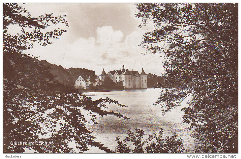 Germany Glücksburg - Schloss "Besucht Die Schöne Deutsche Nordmark" Th. Thomsen, Flensburg Echte Photografie (2 Scans) - Flensburg