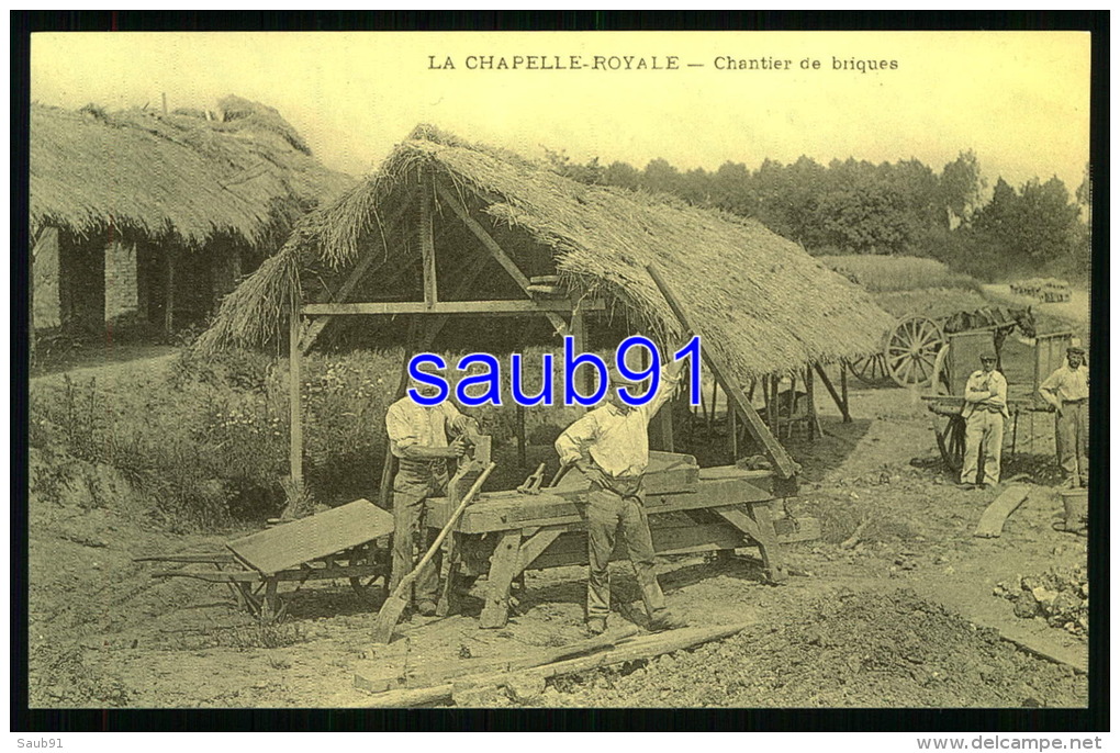 Reproduction CECODI -  La Chapelle Royale - Chantier De Briques - Réf: 28733 - Autres & Non Classés