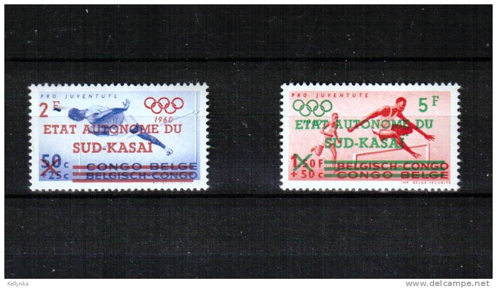 Sud Kasaï - 18/19 - Jeux Olympiques De Rome - 1961 - MNH - South-Kasaï