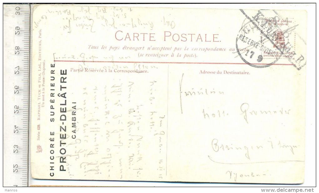 Gemälde, Um 1910/1920, Verlag: Raphael Tuck, Feld- Postkarte Ohne Frankatur, Mit Stempel, K.L.bay.Jäg.R., 17.09.15 - Sonstige & Ohne Zuordnung