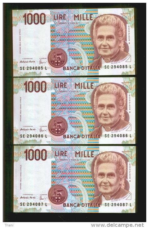 TRE MILLE LIRE MONTESSORI - FAZIO - 1000 Lire