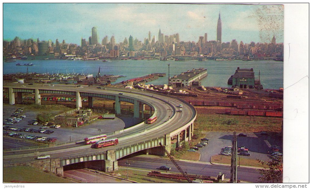 NEW  YORK , Lincoln  Tunnel  Approach - Bruggen En Tunnels