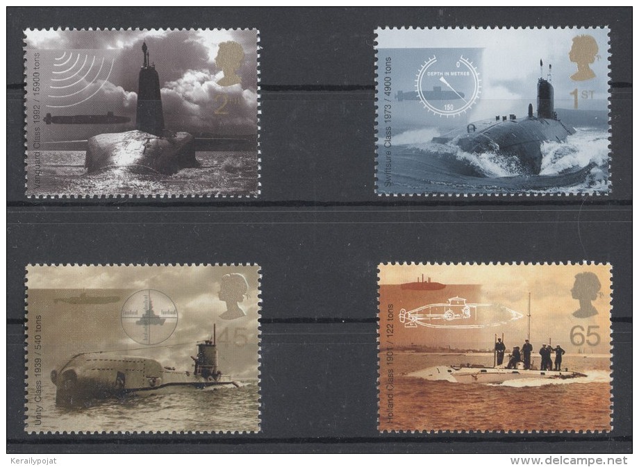 Great Britain - 2001 U-boat MNH__(TH-6488) - Unused Stamps