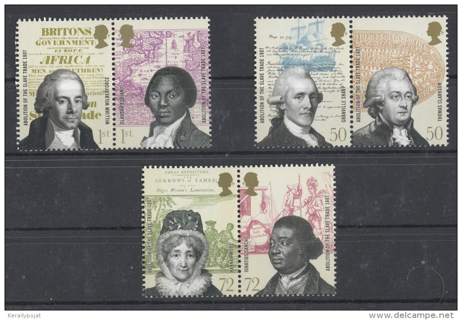 Great Britain - 2007 Abolition Of Slavery MNH__(TH-7194) - Unused Stamps