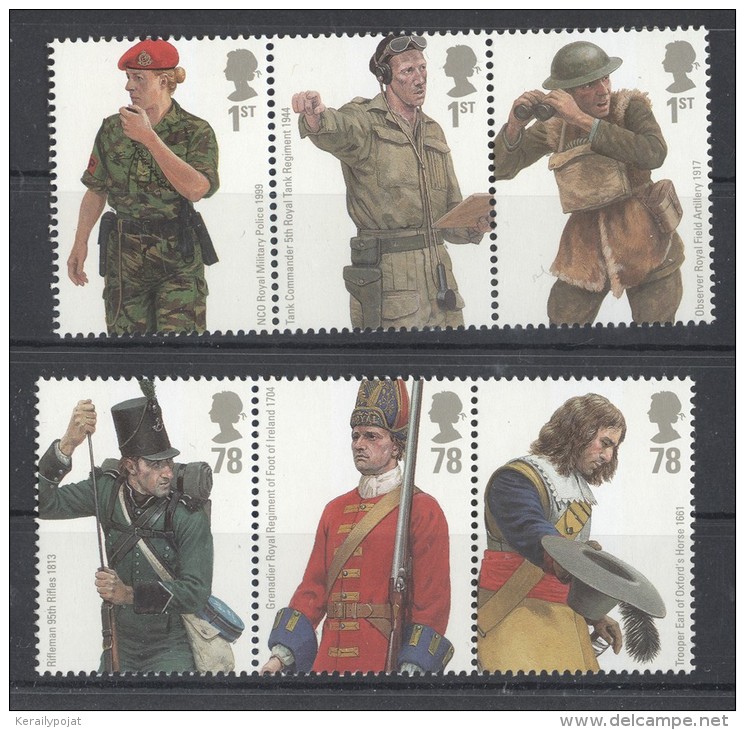 Great Britain - 2007 Uniforms MNH__(TH-1895) - Unused Stamps