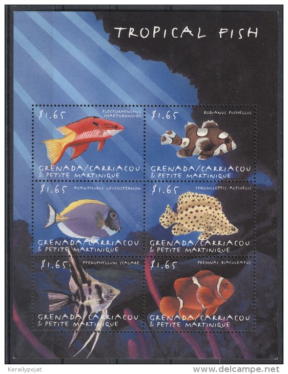 Grenada Grenadines - 2000 Tropical Fish (II) Kleinbogen (2) MNH__(TH-6834) - Grenada (1974-...)